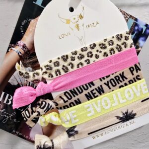 Love Ibiza Armbänder im Festivalstyle 5Stk.