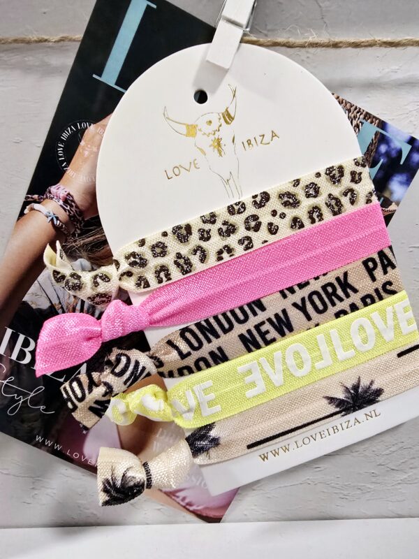 Love Ibiza Armbänder im Festivalstyle 5Stk.