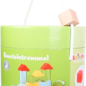 SMH Bausteine in Trommel, 90 Stück, bunt