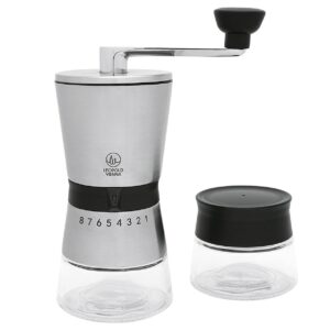 LEOPOLD Geschenkset Kaffeemühle 'Bologna' Kaffeemühle, Vorratsglas