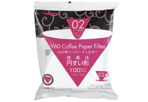 HARIO Papierkaffeefilter 'V60' Gr. 02 100er Pack