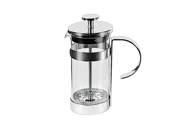 my basics Kaffeebereiter 3 Tassen Glas/verchromt 350 ml