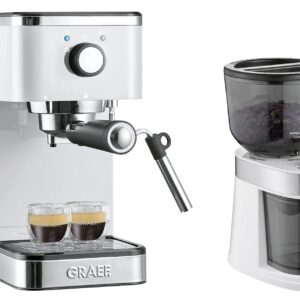 GRAEF Siebträger-Espressomaschine ES 401 salita mit Kaffeemühle CM 201