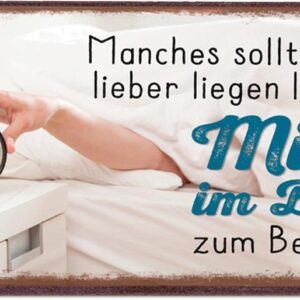 Magnetbild ''Im Bett liegen'', 1 Stück