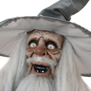 EUROPALMS Halloween Figur Zauberer, animiert 190cm