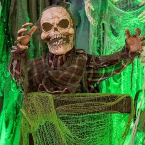 EUROPALMS Halloween Groundbreaker Skelett Monster, 45cm