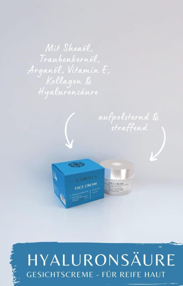 Gesichtscreme mit Kollagen & Hyaluronsäure 50ml